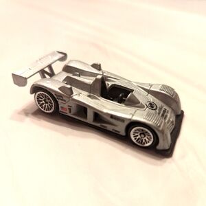 Silver Cadillac LMP Race Car 🔥 Hot Wheels Die Cast Toy Car RC